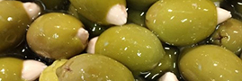 Olives farcies aux Amandes