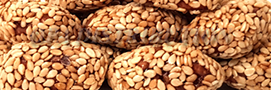 Amande caramélisée au sésame