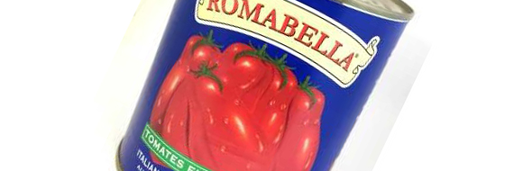 Tomates entières pelées