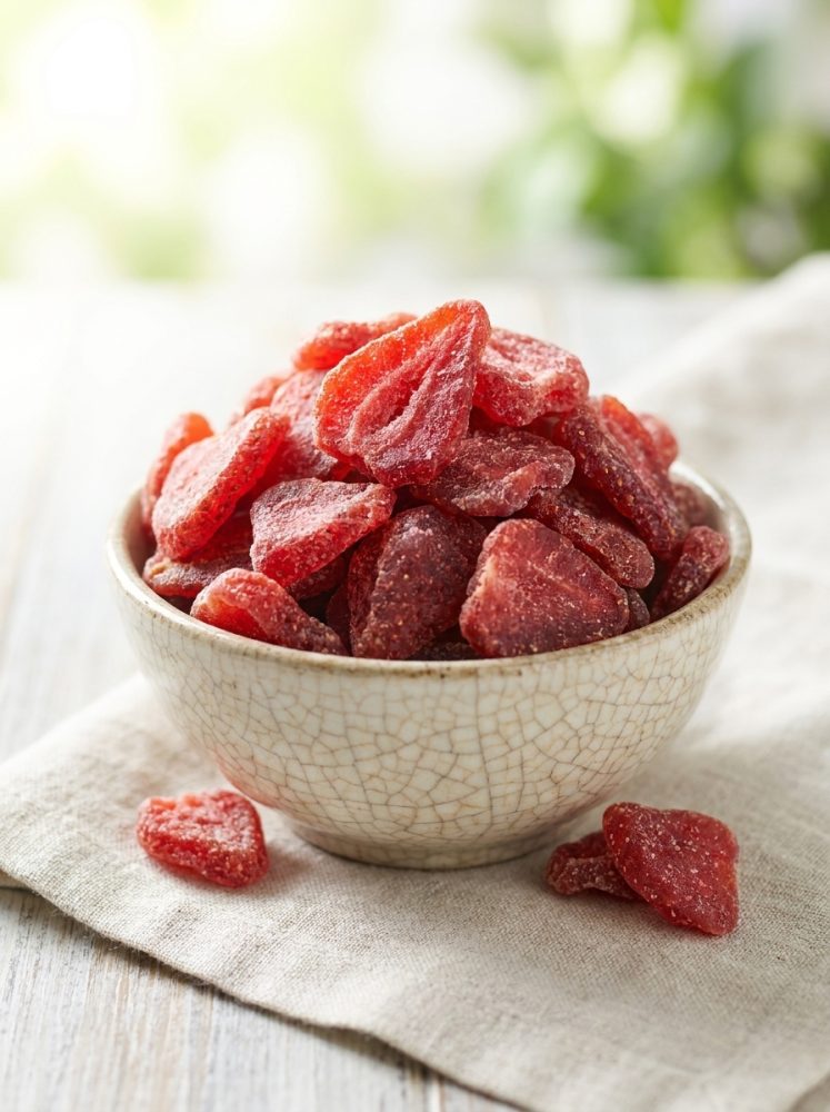 Fraises déshydratées