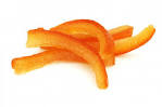 Lamelle d'écorce d'orange confite