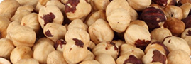 Noisettes grillées concassées
